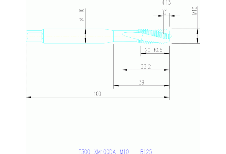T300-XM100DA-M10 B125