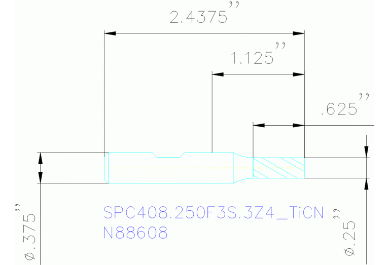 SPC408.250F3S.3Z4 TICN