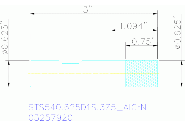 STS540.625D1S.3Z5 ALCRN