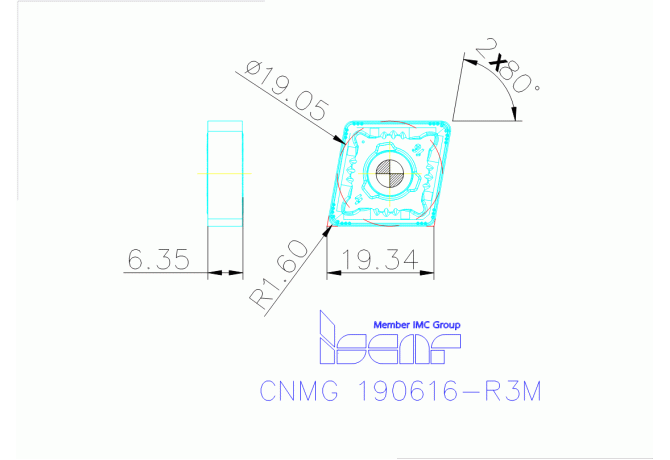 CNMG 190616-R3M IC6025