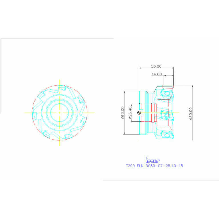 T290 FLN D080-07-25.40-15