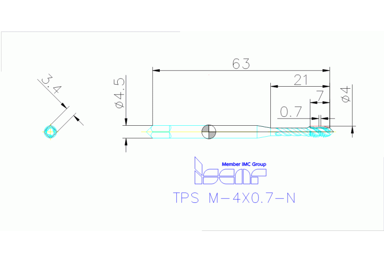 TPS M-4X0.7-N HEST