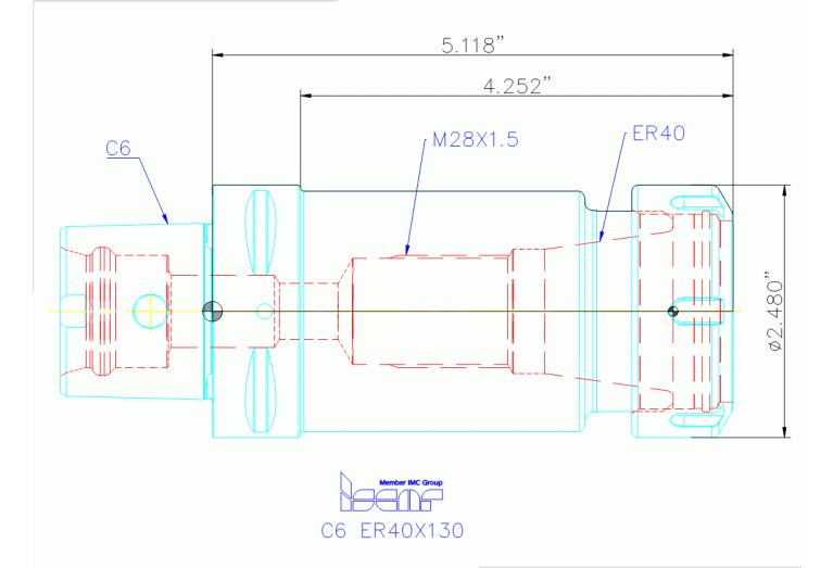 C6 ER40X130