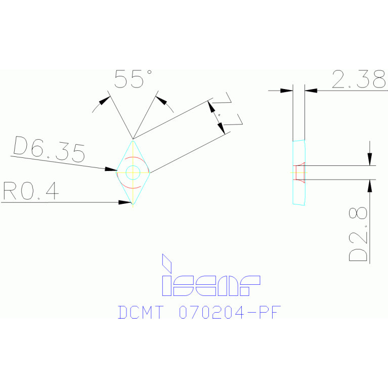 DCMT 070204-PF IC3028