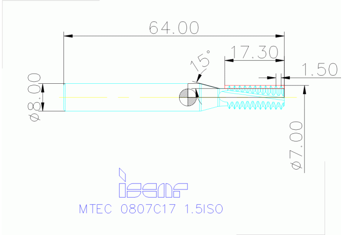 MTEC 0807C17 1.5ISO IC908