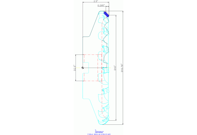F45LN D10.0-16-2.50-R-N15