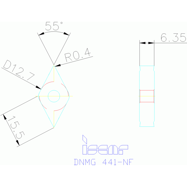 DNMG 150604-NF IC530N