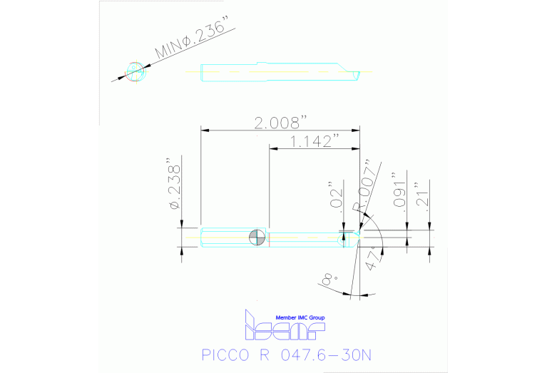 PICCO R 047.6-30N IC908