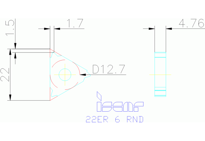 22ER 6 RND IC908