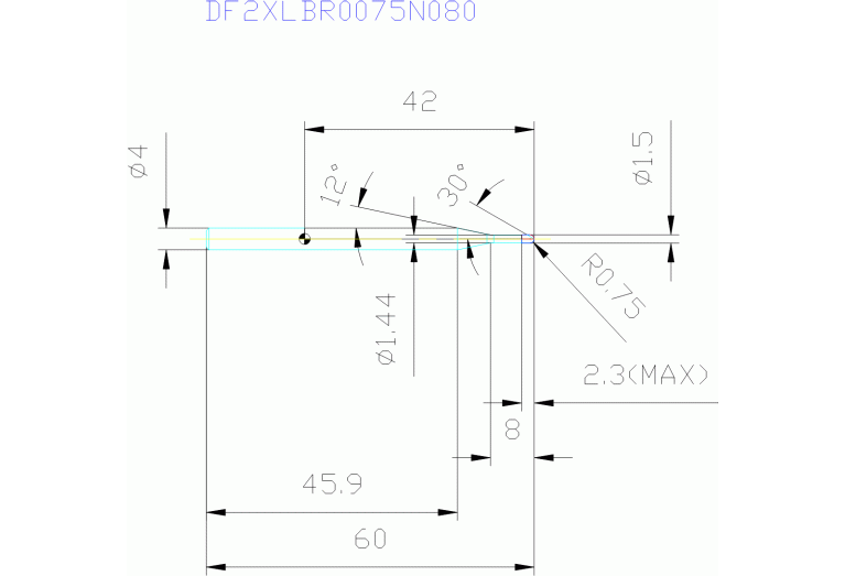 DF2XLBR0075N080
