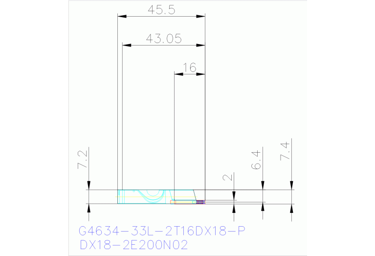 G4634-33L-2T16DX18-P