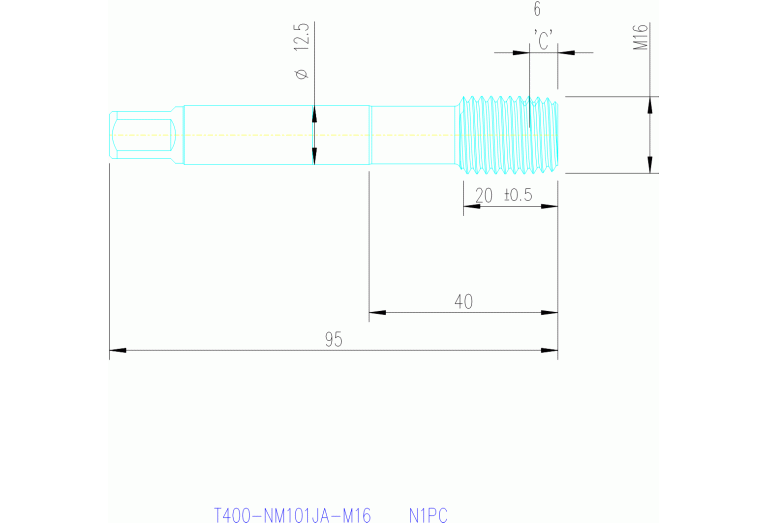 T400-NM101JA-M16 N1PC