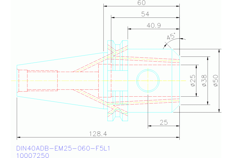 DIN40ADB-EM25-060-F5L1
