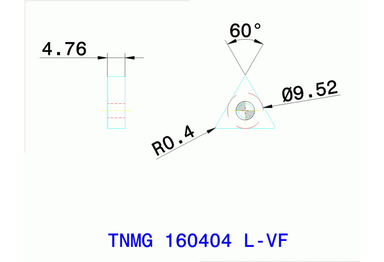 TNMG 160404 L-VF TT8115