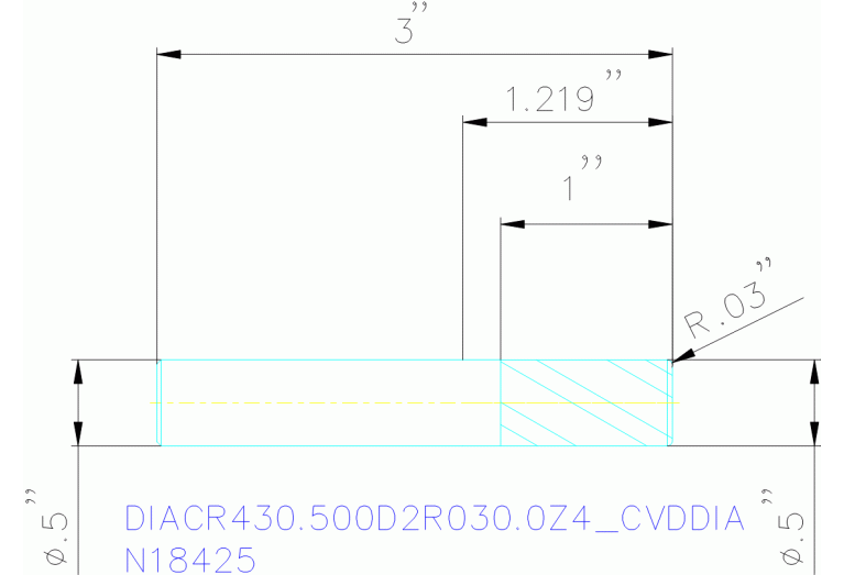 DIACR430.500D2R030.0Z4 CVDDIA