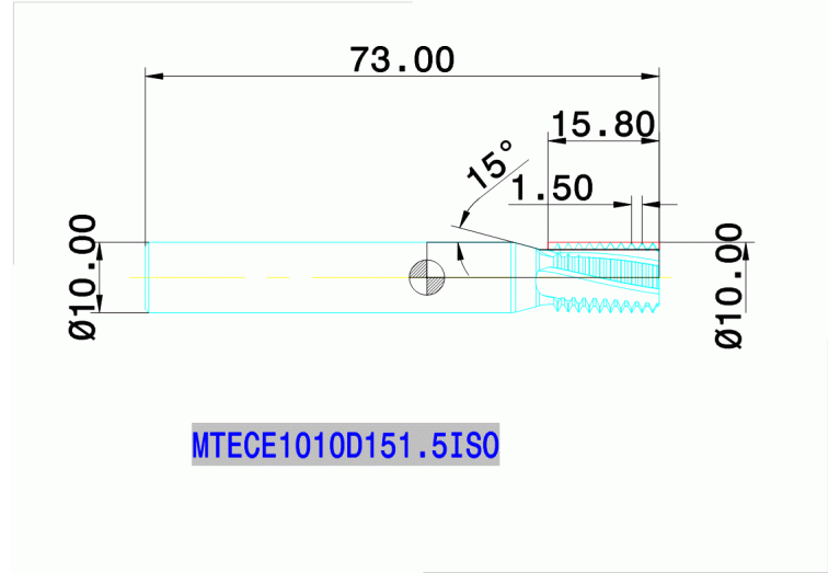 MTEC E 1010D15 1.5ISO IN2005