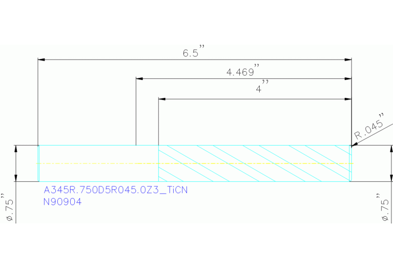 A345R.750D5R045.0Z3 TICN