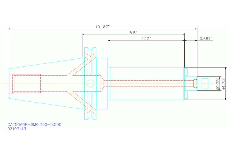 CAT50ADB-SM0.750-5.500-L1