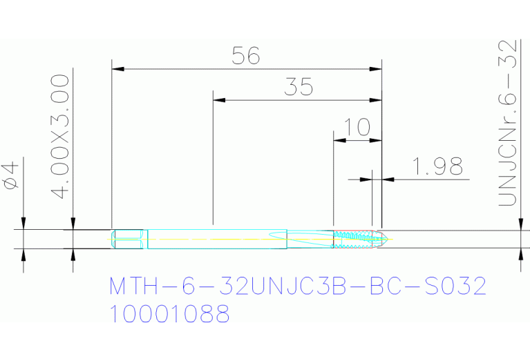 MTH-6-32UNJC3B-BC-S032