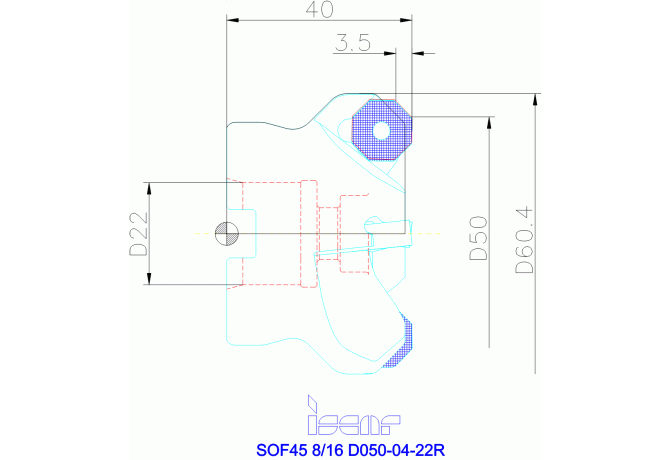 SOF45 8/16-D050-04-22R