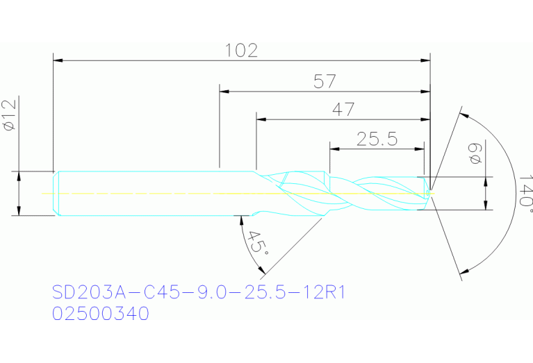 SD203A-C45-9.0-25.5-12R1