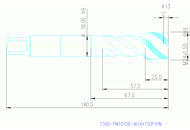 T300-PM101DB-M24X150P1PM