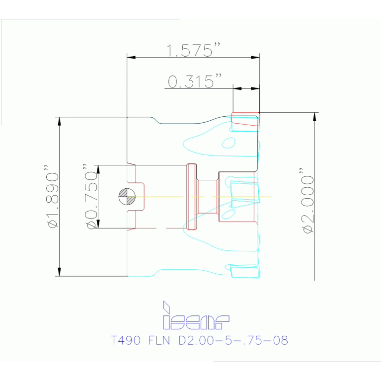 T490 FLN D2.00-5-.75-08