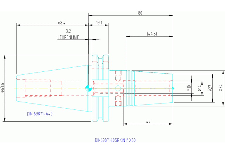 DIN6987140SRKIN14X80