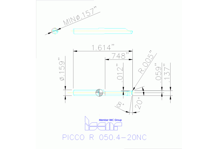 PICCO R 050.4-20NC IC908