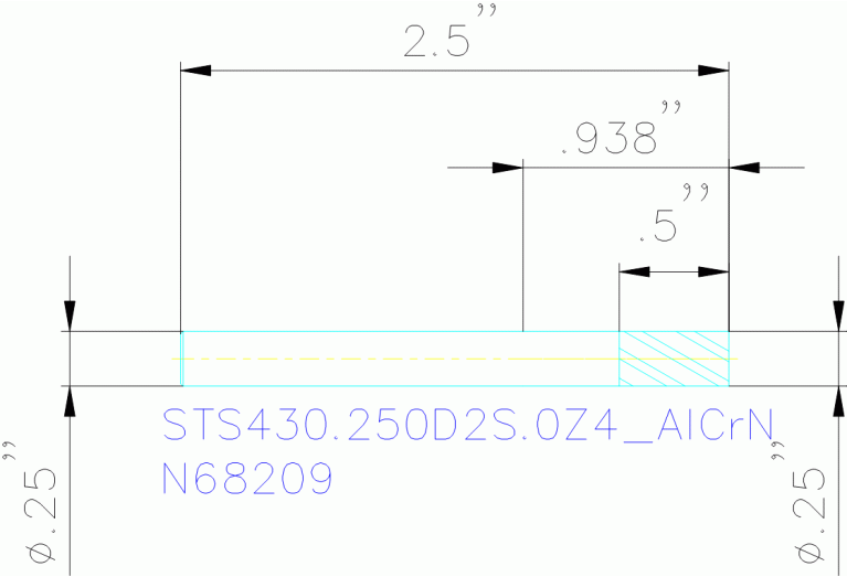STS430.250D2S.0Z4 ALCRN