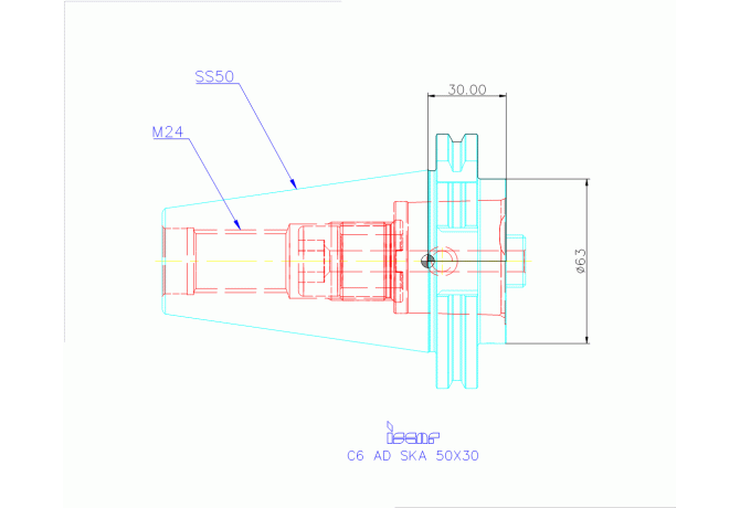 C6 AD SKA 50X30
