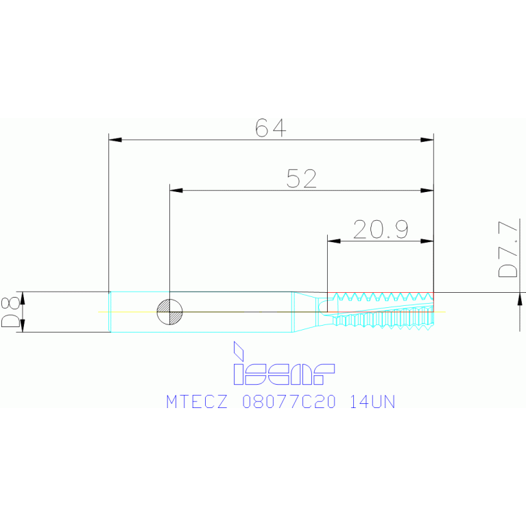 MTECZ 08077C20 14UN IC908