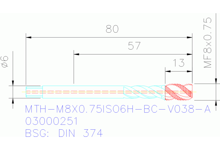 MTH-M8X0.75ISO6H-BC-V038-A