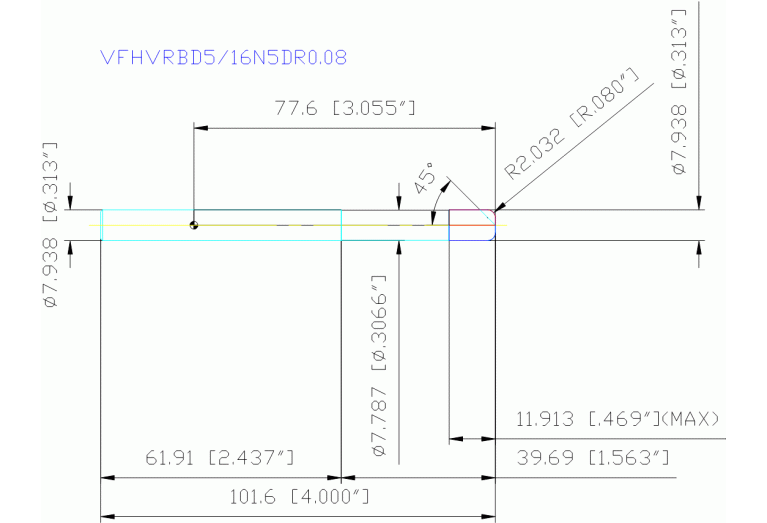 VFHVRBD5/16N5DR0.08