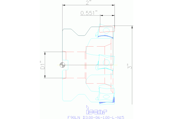 F90LN D3.00-06-1.00-L-N15