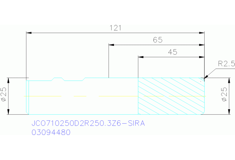 JCO710250D2R250.3Z6-SIRA