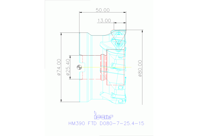 HM390 FTD D080-7-25.4-15