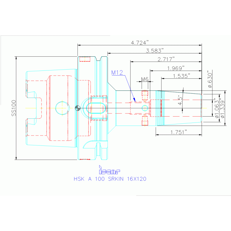 HSK A100 SRKIN16X120