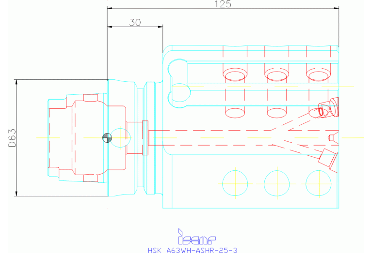 HSK A63WH-ASHR-25-3