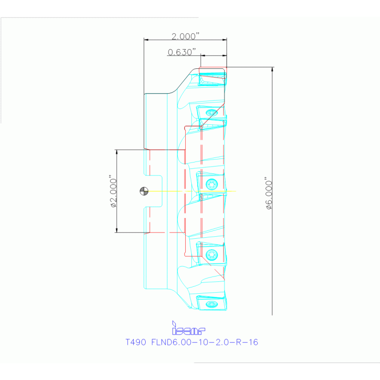 T490 FLND6.00-10-2.0-R-16