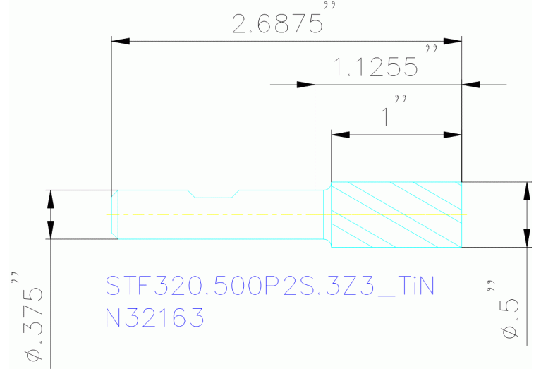 STF320.500P2S.3Z3 TIN