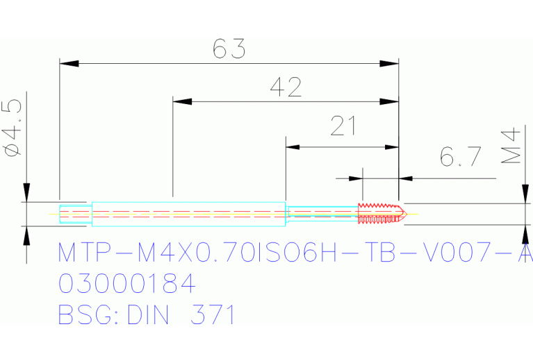 MTP-M4X0.70ISO6H-TB-V007-A