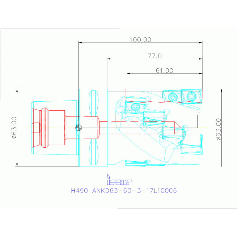 H490 ANKD63-60-3-17L100C6