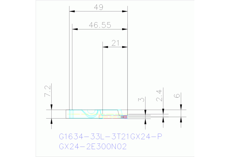 G1634-33L-3T21GX24-P