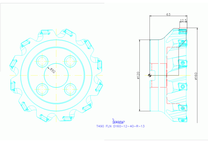 T490 FLN D160-12-40-R-13