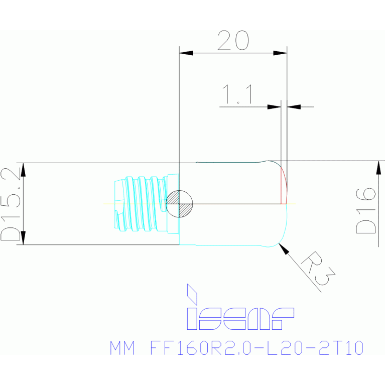 MM FF160R2.0-L20-2T10 IC908