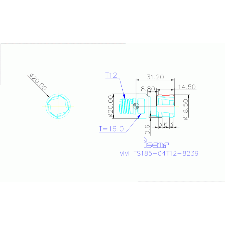 MM TS185-04T12-8239 IC908
