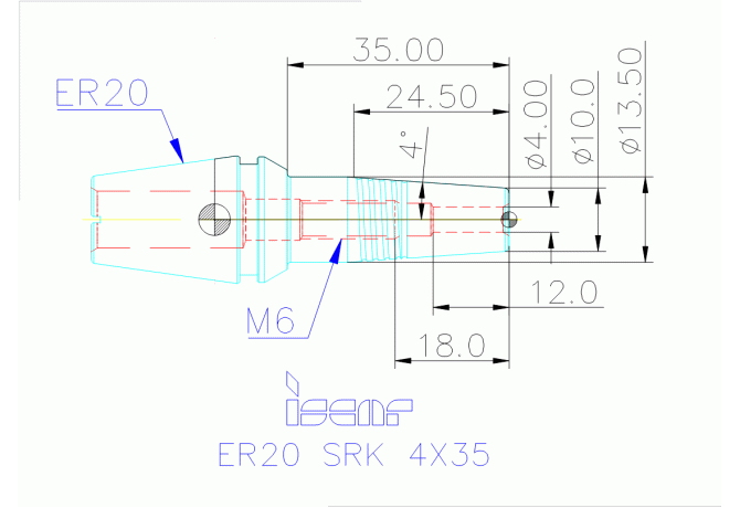 ER20 SRK 4X35