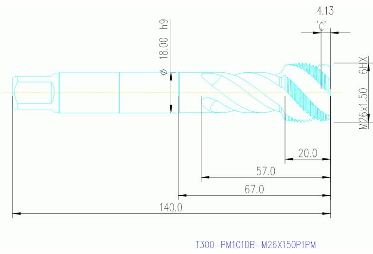 T300-PM101DB-M26X150P1PM