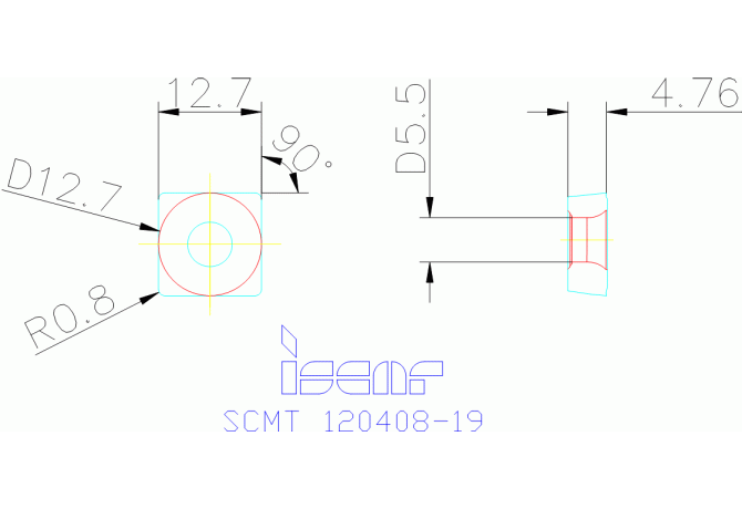 SCMT 120408-19 IC520M